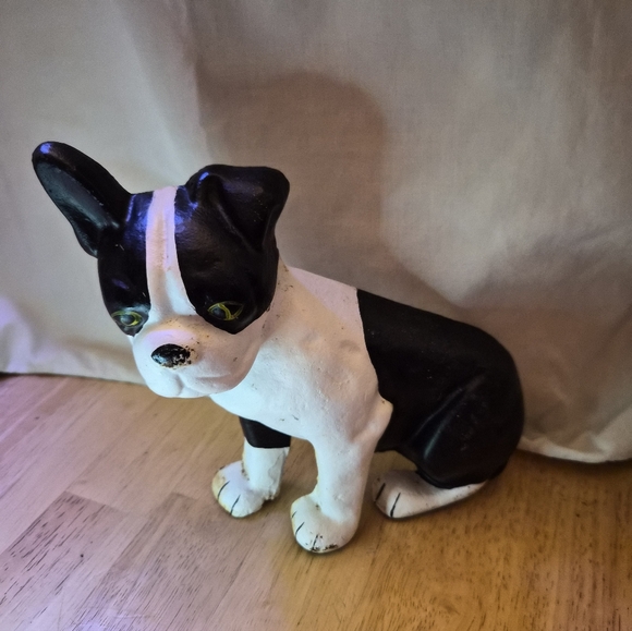 Antique Cast Iron Dog Door Stop